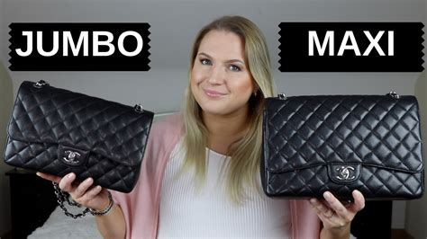 jumbo vs maxi chanel|chanel jumbo single flap.